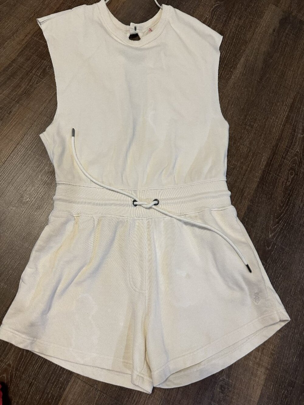 FP Movement Free People Cream Romper Size Small